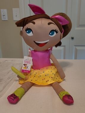 Be Confetti Pink & Yellow Plush Doll - Cheerful Kids Toy